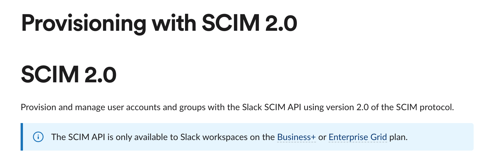 Slack SCIM 2.0 の仕様