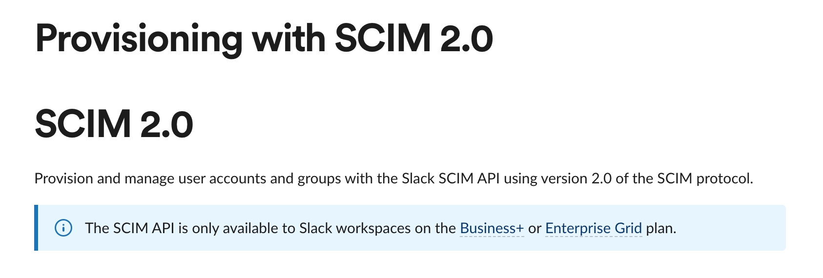 Slack SCIM 2.0 の仕様